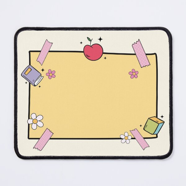 Item preview, Yellow Sticky Note with Apple and Book – Cute School-Themed Blank Post-it Design designed and sold by EmeraldeaArt.