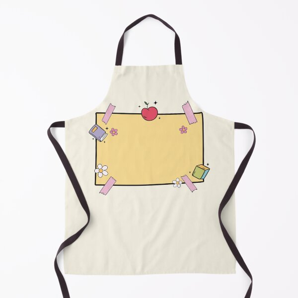 Item preview, Yellow Sticky Note with Apple and Book – Cute School-Themed Blank Post-it Design designed and sold by EmeraldeaArt.