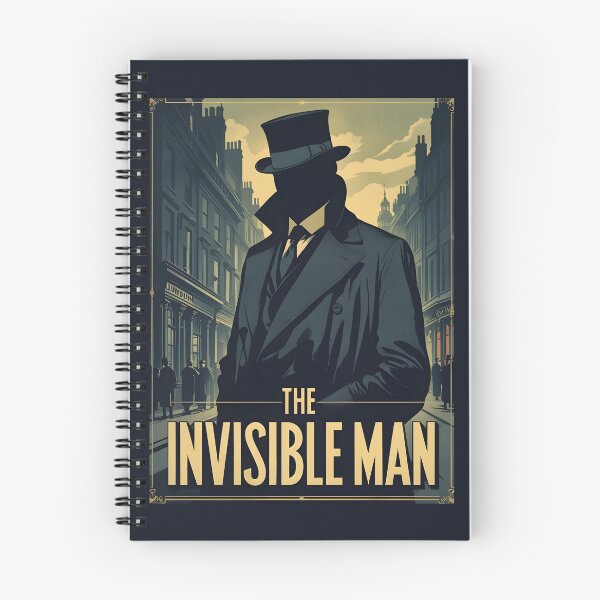 Item preview, A Vintage Poster of The Invisible Man - H.G. Wells designed and sold by GoodOldVintage.