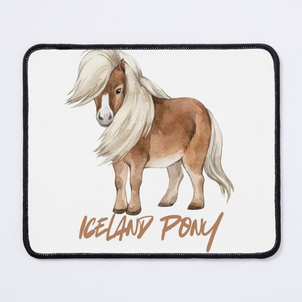 Item preview, Sandy Icelandic Pony Illustration – Majestic Nordic Horse Art designed and sold by BlesstB.