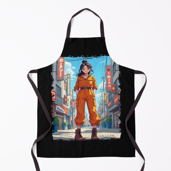 Item preview, Japanese emo anime girl on the streets in retro style designed and sold by Emo-World-Tour.