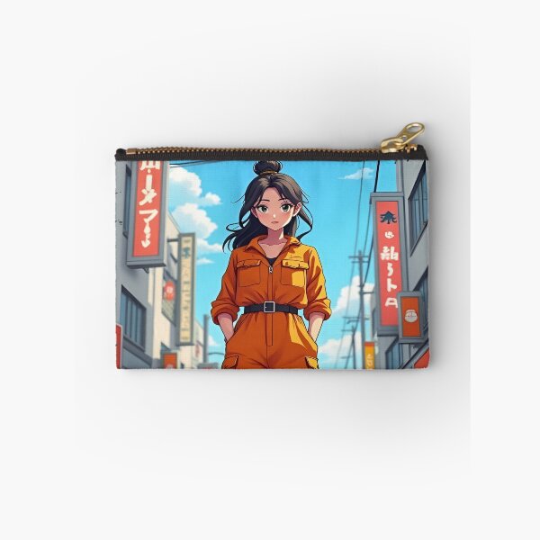 Item preview, Japanese emo anime girl on the streets in retro style designed and sold by Emo-World-Tour.