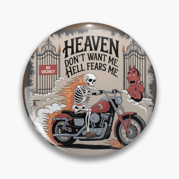 Item preview, No Vacancy: Skeleton Biker Rides On designed and sold by kalvey64.