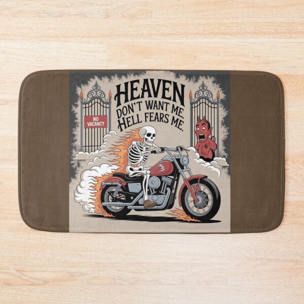 Item preview, No Vacancy: Skeleton Biker Rides On designed and sold by kalvey64.