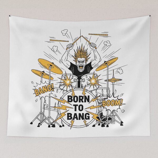 Item preview, BORN TO BANG designed and sold by Amir Faysal.
