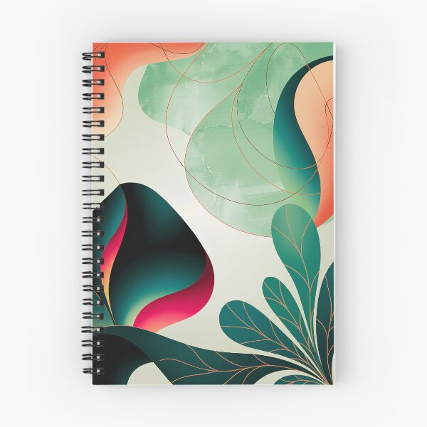 Item preview, Modern Botanical Abstract Art – Fine Nature-Inspired Wall Decorf Organic Resonance – Abstract Watercolor Geometric Art Poster designed and sold by paulo silveira.