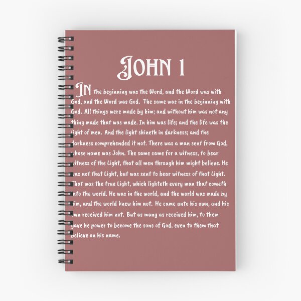 Item preview, John 1 Bible Scriptures, Bible Verse, Jesus Saves designed and sold by HastyHouse.