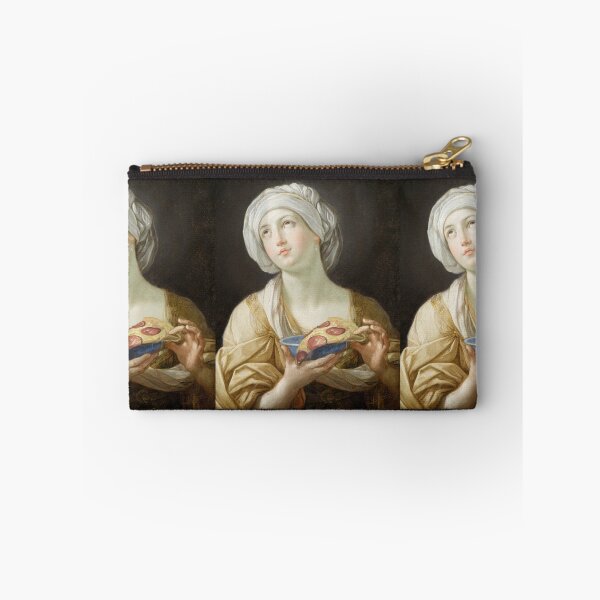 Item preview, Classic painting of Renaissance woman with pizza, high quality designed and sold by CecyLL.