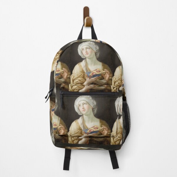 Item preview, Classic painting of Renaissance woman with pizza, high quality designed and sold by CecyLL.