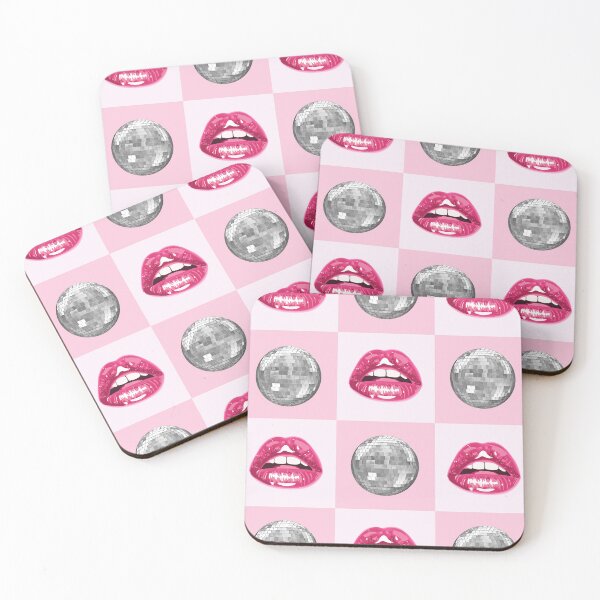 Item preview, repeating lips and disco balls designed and sold by lovesimplicity1.