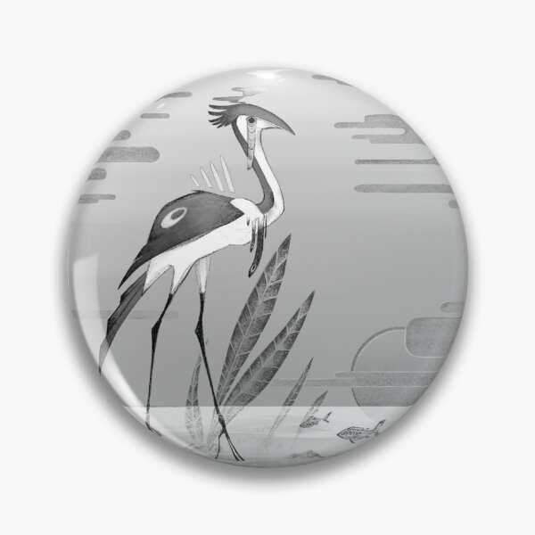 Item preview, Colourless Wandering Heron  designed and sold by Delta-Elite.