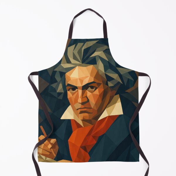 Item preview, Ludwig Van Beethoven Classical Musical Icon Vector Art designed and sold by kakarikihill.