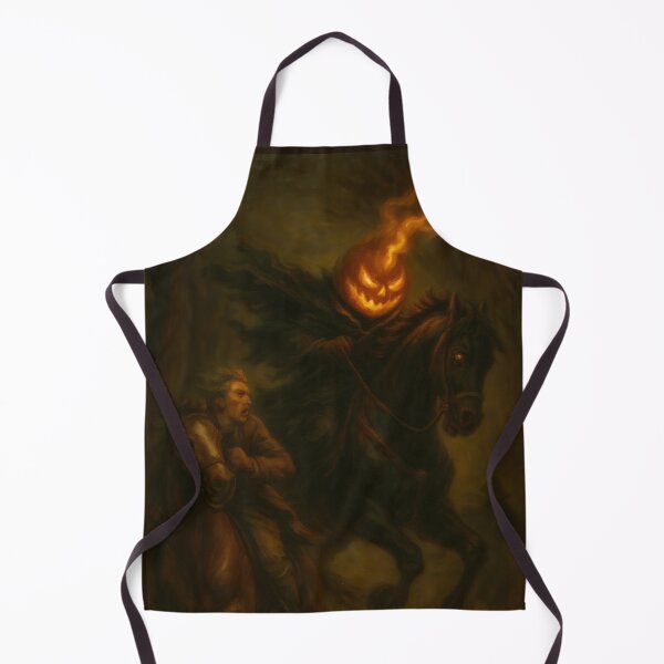 Item preview, The Headless Horseman Pursues Rider Through Haunted Woods designed and sold by Stickteez.