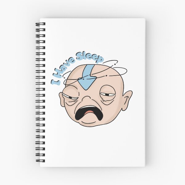 Item preview, Tired Aang - I Have Sleep Funny Avatar Sticker - Exhausted Airbender Meme designed and sold by EsoKafi Design.