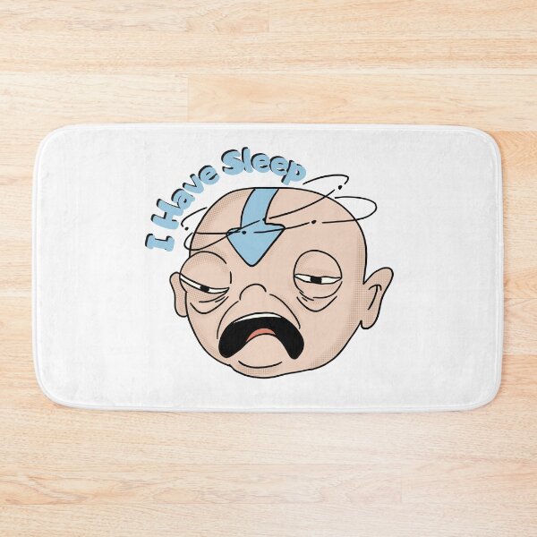 Item preview, Tired Aang - I Have Sleep Funny Avatar Sticker - Exhausted Airbender Meme designed and sold by EsoKafi Design.