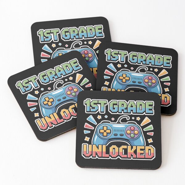 Item preview, 1st Grade Level Unlocked, Back to School Gamer Tee for Boys Essential T-Shirt designed and sold by podlook.