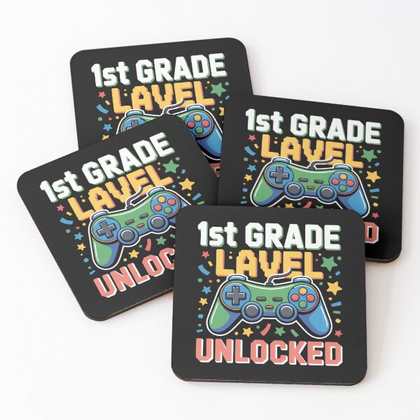 Item preview, 1st Grade Level Unlocked, Back to School Gamer Tee for Boys Essential T-Shirt designed and sold by podlook.