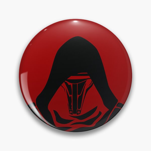 Item preview, Peekaboo Minimalist Darth Revan Mask in Black – KOTOR Star Wars Design designed and sold by HelveticaHero Designs.