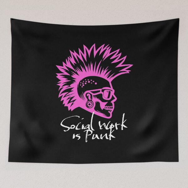 Aperçu de l'œuvre Social Work is Punk créée et vendue par LibStix.