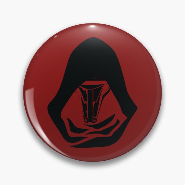 Artikelvorschau, Minimalistische Darth Revan Maske in Schwarz – Star Wars KOTOR inspiriertes Design entworfen und verkauft von HelveticaHero Designs.