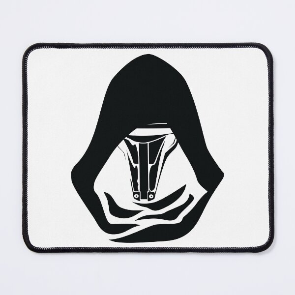 Item preview, Minimalist Darth Revan Mask in Black – Star Wars KOTOR Inspired Design designed and sold by HelveticaHero Designs.