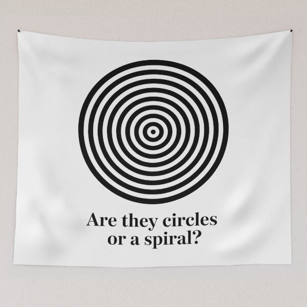 Item preview, Circles or Spiral? Eye Puzzle Optical Illusion Design designed and sold by StimulusArt.