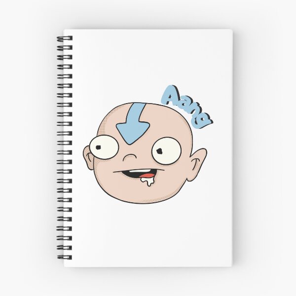 Item preview, Derpy Aang Face - Funny Avatar Parody Sticker - Goofy Cartoon Design designed and sold by EsoKafi Design.