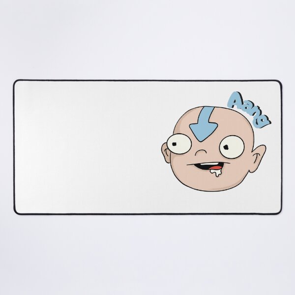 Item preview, Derpy Aang Face - Funny Avatar Parody Sticker - Goofy Cartoon Design designed and sold by EsoKafi Design.