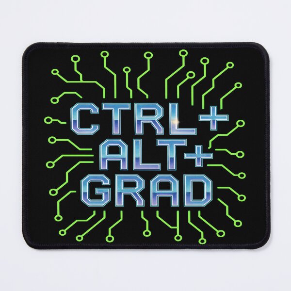 Item preview, CTRL + ALT + Grad: Rebooting Life, One Degree at a Time designed and sold by POD DYNASTY | Original Print On Demand T-Shirt Graphics.