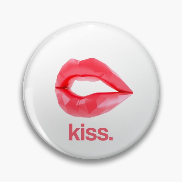 Item preview, Kiss. (Low Poly Lips) designed and sold by Subtext Design.