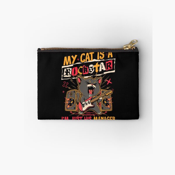 Item preview, Rockstar Cat Manager - Pet Music Gift designed and sold by Studio Mootant.
