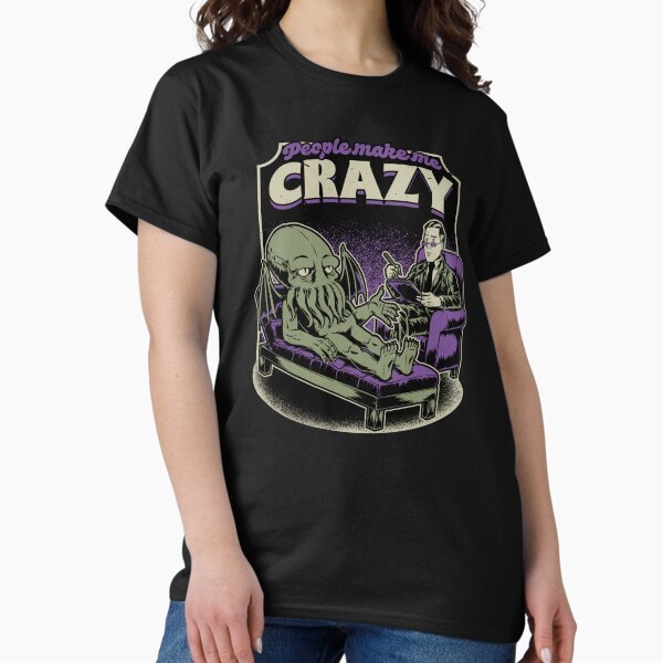 Item preview, Lovecraft Cthulhu Therapy - Horror Book Joke designed and sold by Studio Mootant.