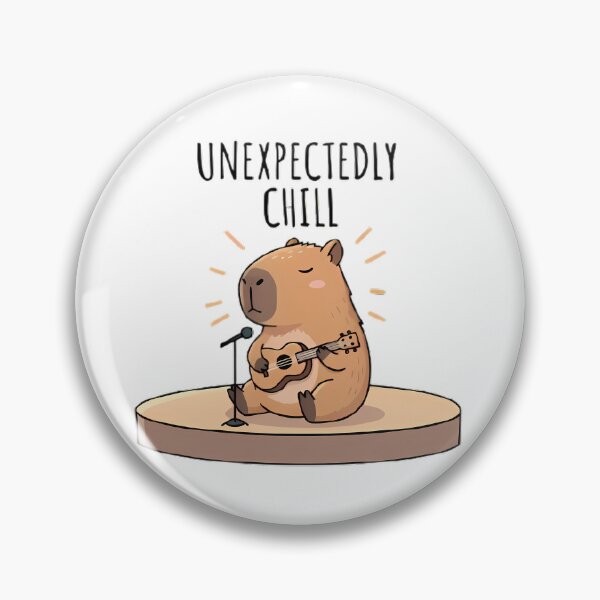 Artikelvorschau, Unerwartet cooler Capybara-Ukulele-Spieler – Entspannte musikalische Stimmung entworfen und verkauft von FreshPrintCo.