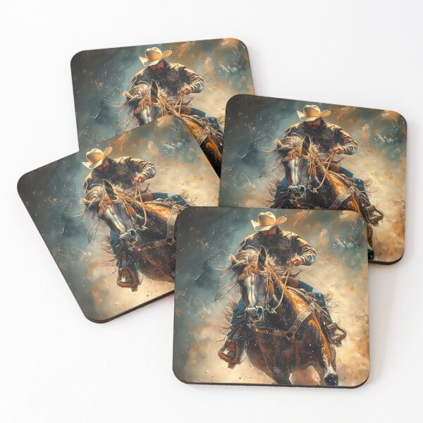 Item preview, Trail Blazer - Horses and Cowboys designed and sold by Christina Brunton Art.