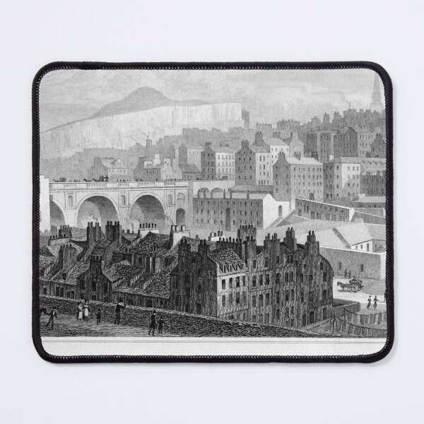 Item preview, Old Town, Edinburgh, vintage engraving from 1829 designed and sold by IconArchive.