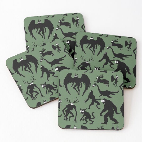 Item preview, Googly Eyed Cryptid silhouette pattern designed and sold by Heather H Designs .
