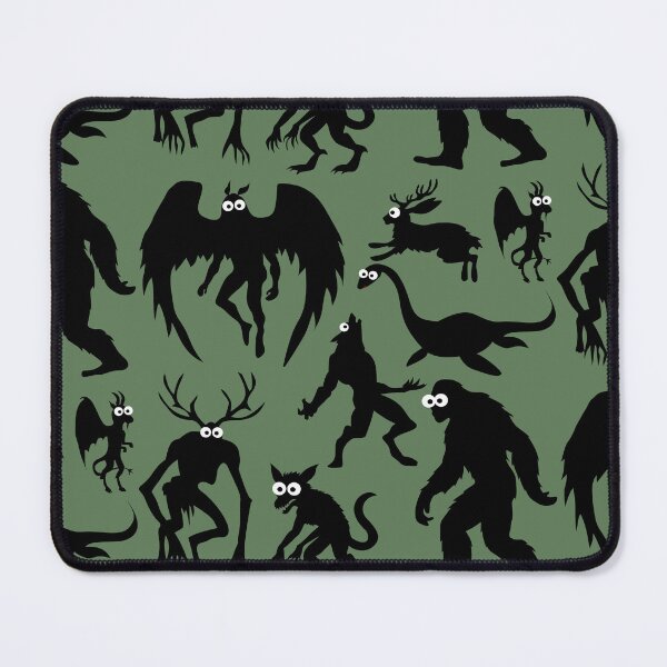 Item preview, Googly Eyed Cryptid silhouette pattern designed and sold by Heather H Designs .