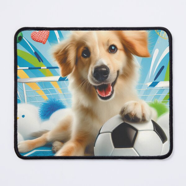 Item preview, Funny Animals Playing Soccer Football Team, Kids Sports Animal Lover Giftdog soccer player 2 designed and sold by E.D.CH designs..