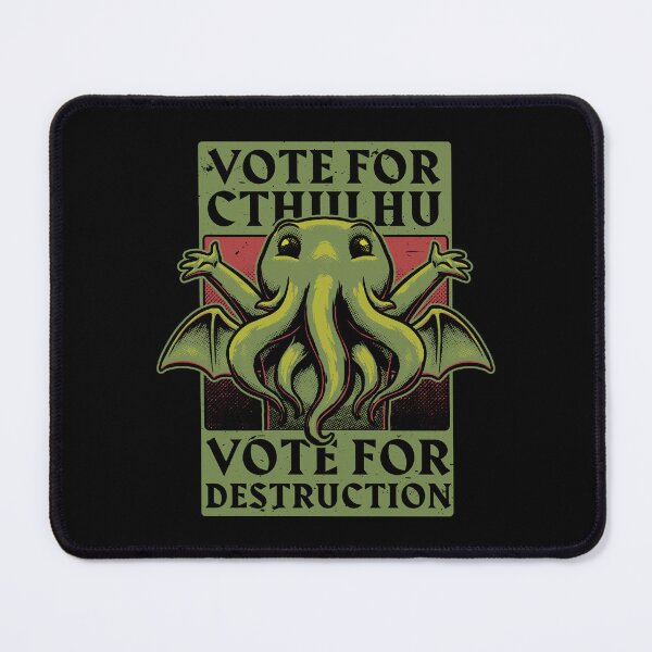 Item preview, Vote Cthulhu Destruction - Funny Horror Election designed and sold by Studio Mootant.