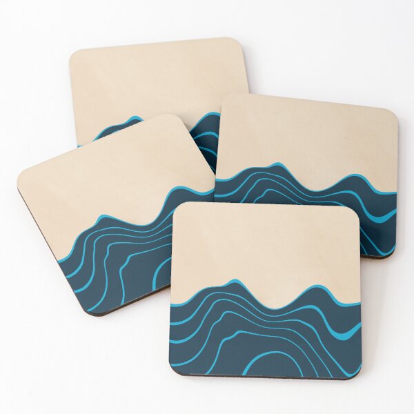 Item preview, Blue Depth Topography designed and sold by Fern&Lantern.