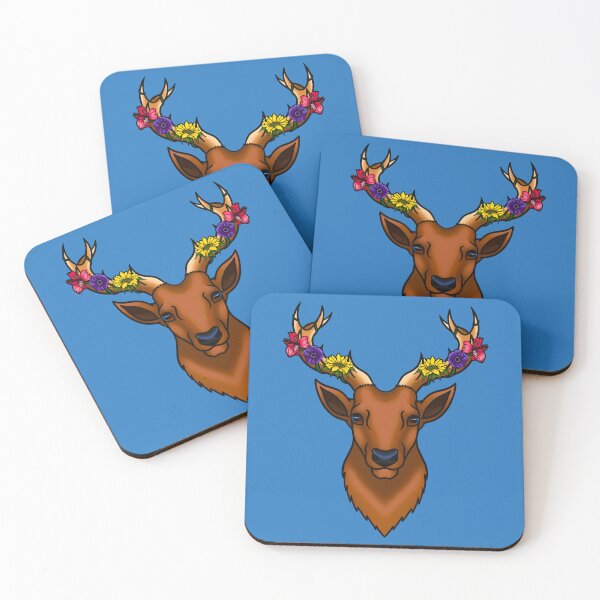 Item preview, Floral Deer designed and sold by ayshasartz.