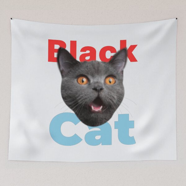 Item preview, Black Cat Angry Look designed and sold by DNC1134.
