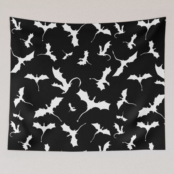 Item preview, White Flying Dragons designed and sold by Heather H Designs .