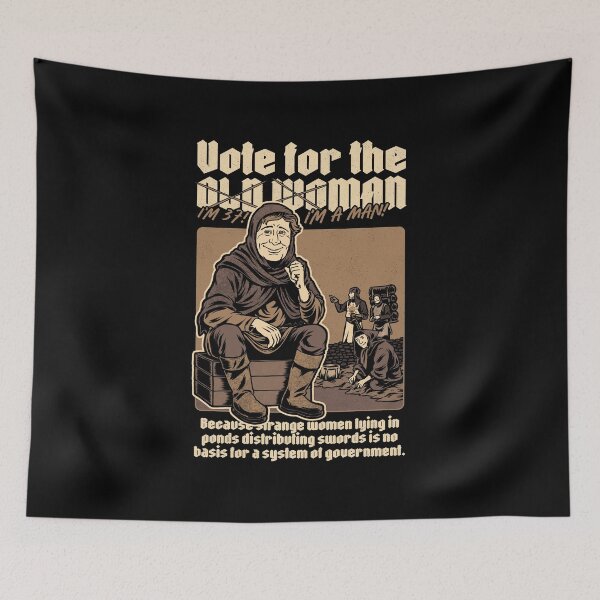 Item preview, Vote for Old Woman - Medieval Movie Election designed and sold by Studio Mootant.