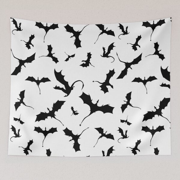 Item preview, Black Flying Dragons designed and sold by Heather H Designs .