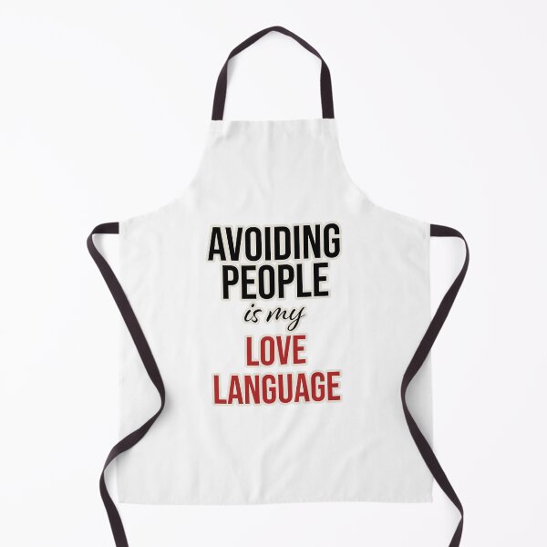 Item preview, Avoiding People is my Love Language designed and sold by FoxWink Inc.