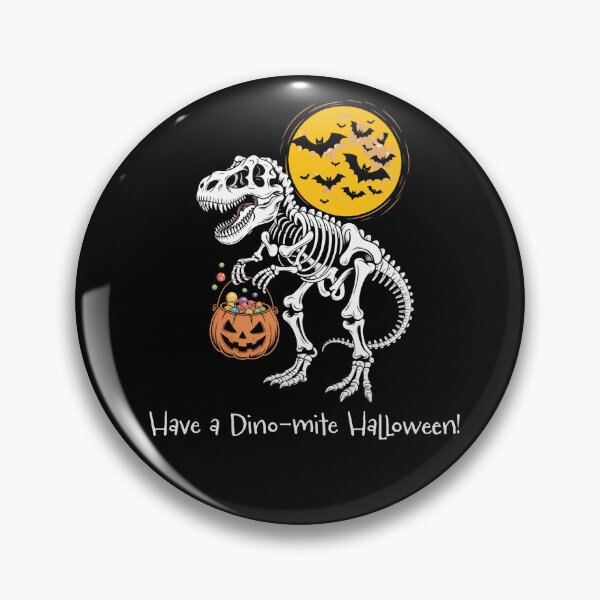 Item preview, HAVE A DINO-MITE HALLOWEEN DINOSAUR SKELETON designed and sold by Greenbaby.