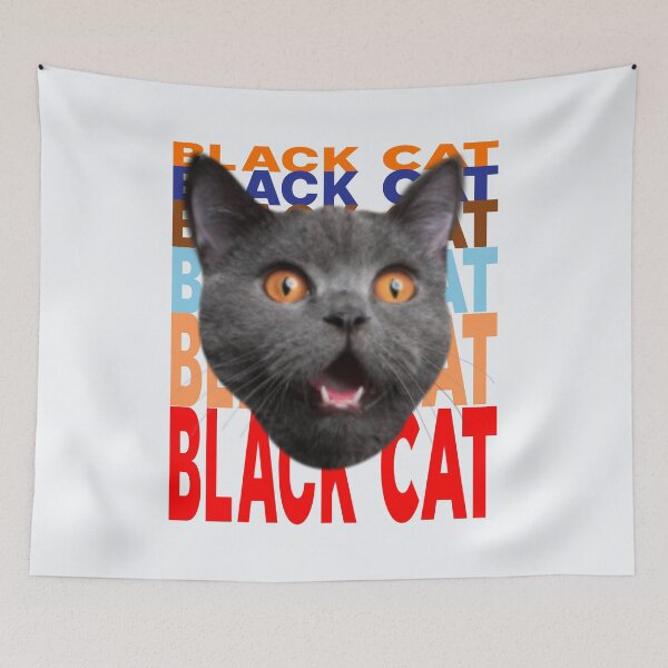 Item preview, Black Cat Angry Look designed and sold by DNC1134.