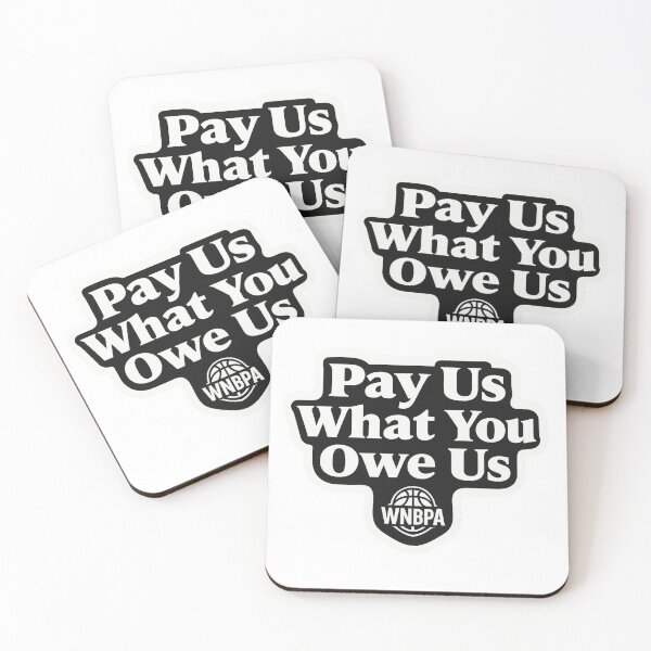 Item preview, Pay Us What You Owe Us WNBPA Support Sticker designed and sold by CoachEkong.