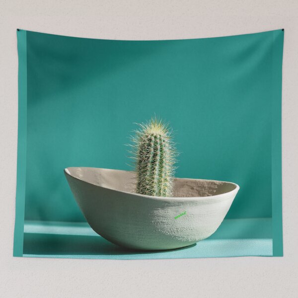 Item preview, Cradled Cactus in the Dim Mint Light designed and sold by mrpropcake.